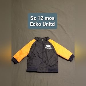 Ecko Unltd Puffer Jacket, GUC, Size 12M